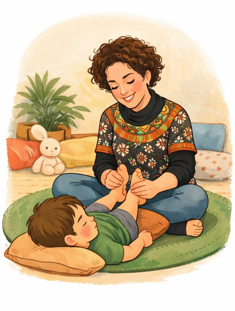 atelier parent enfant en réflexologie